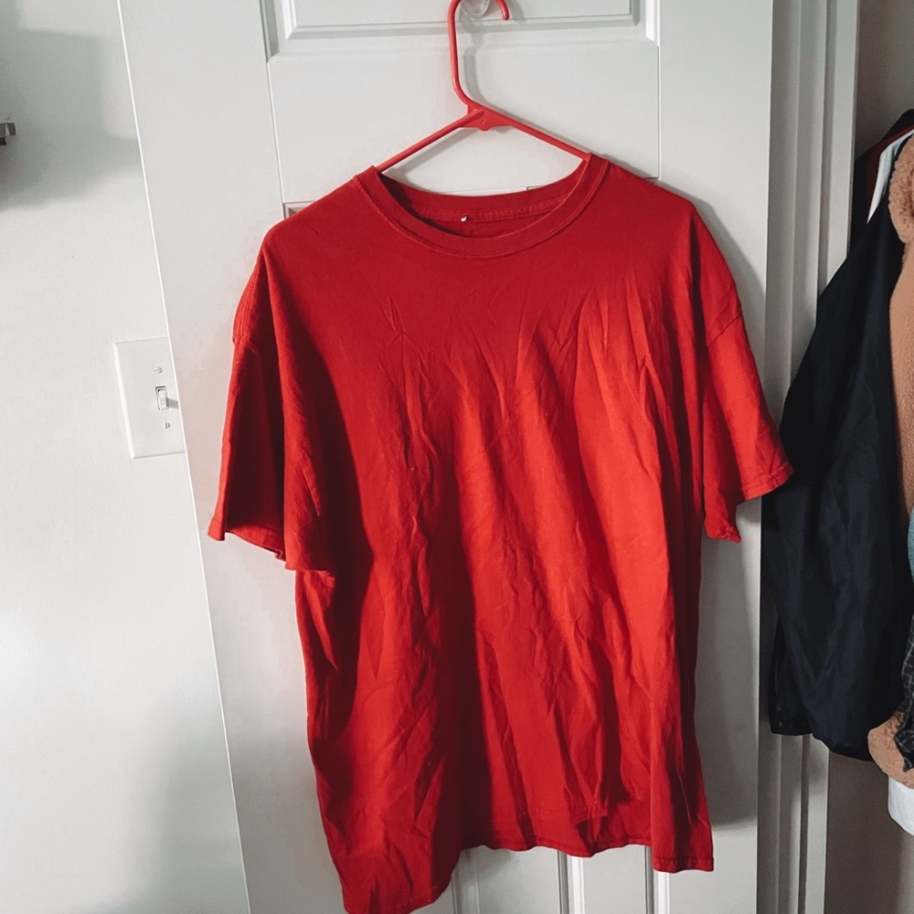 Red Cotton T-Shirt